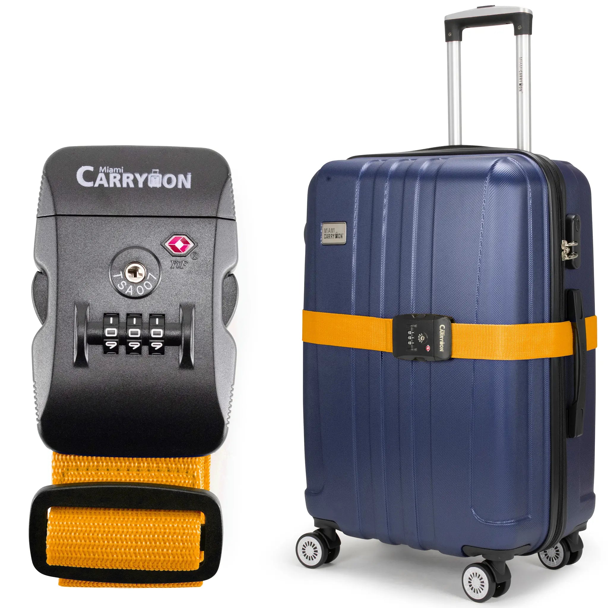 Adjustable TSA Approved Luggage Strap With Combination Lock - Rosetta Creative Boutique